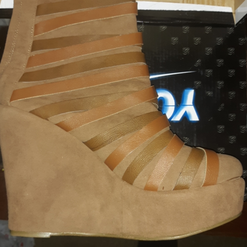 Wedge booties